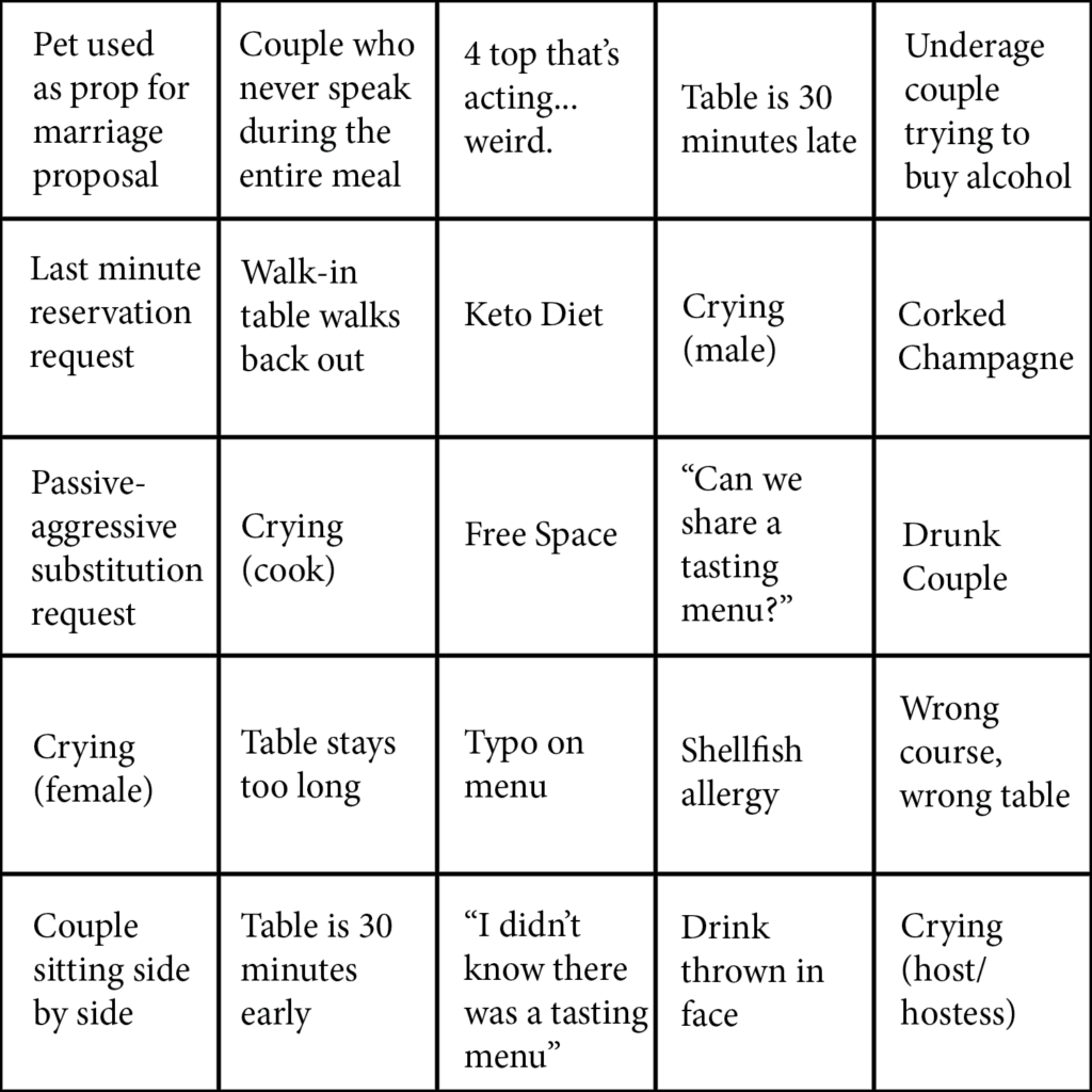 valentines bingo